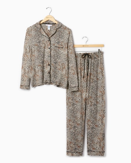 Leopard Lounge Pajama Set