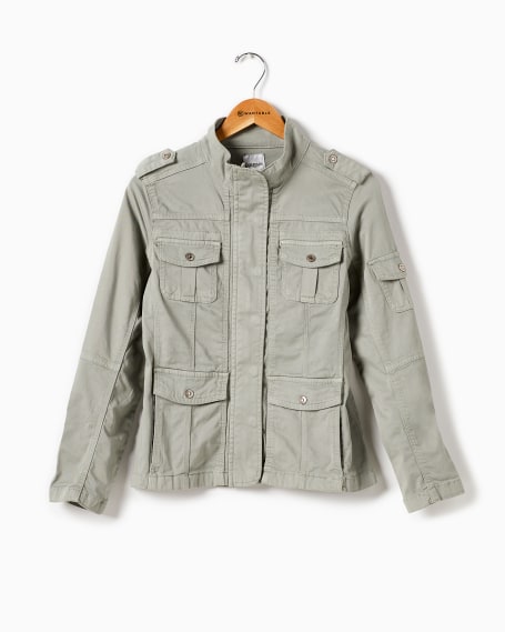 kensie fitted utility jacket