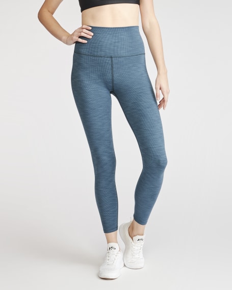 Heather Rib High Waisted Midi Legging