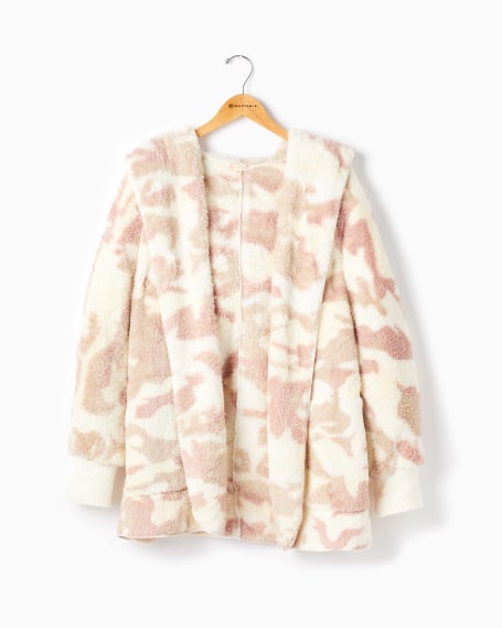 sherpa lounge jacket