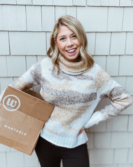 Camo Turtle Neck Sweater in Camo Soft 
