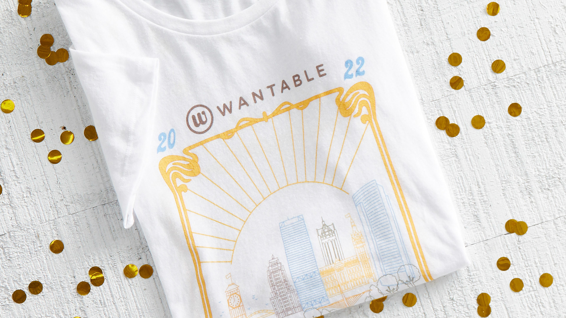 Wantable 10th birthday themed edit with golden ticket giveaway.