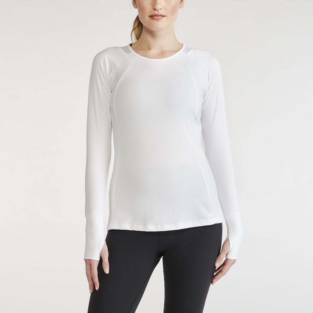 Sweat Long Sleeve Tee in White | Wantable