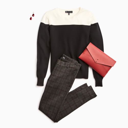 plaid outfits: plaid pants