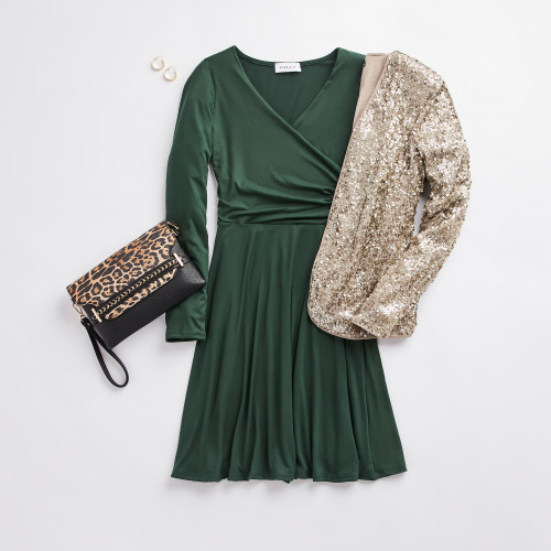holiday party: sequin blazer
