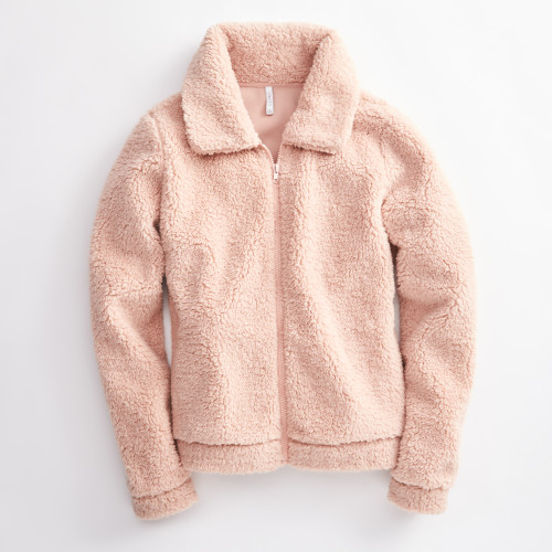 winter clothing: sherpa jacket