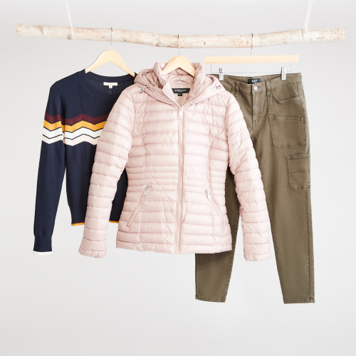 winter jackets: hooded puffer jacket