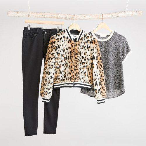 winter jackets: leopard jacket