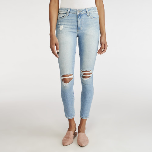 winter wardrobe: distressed denim