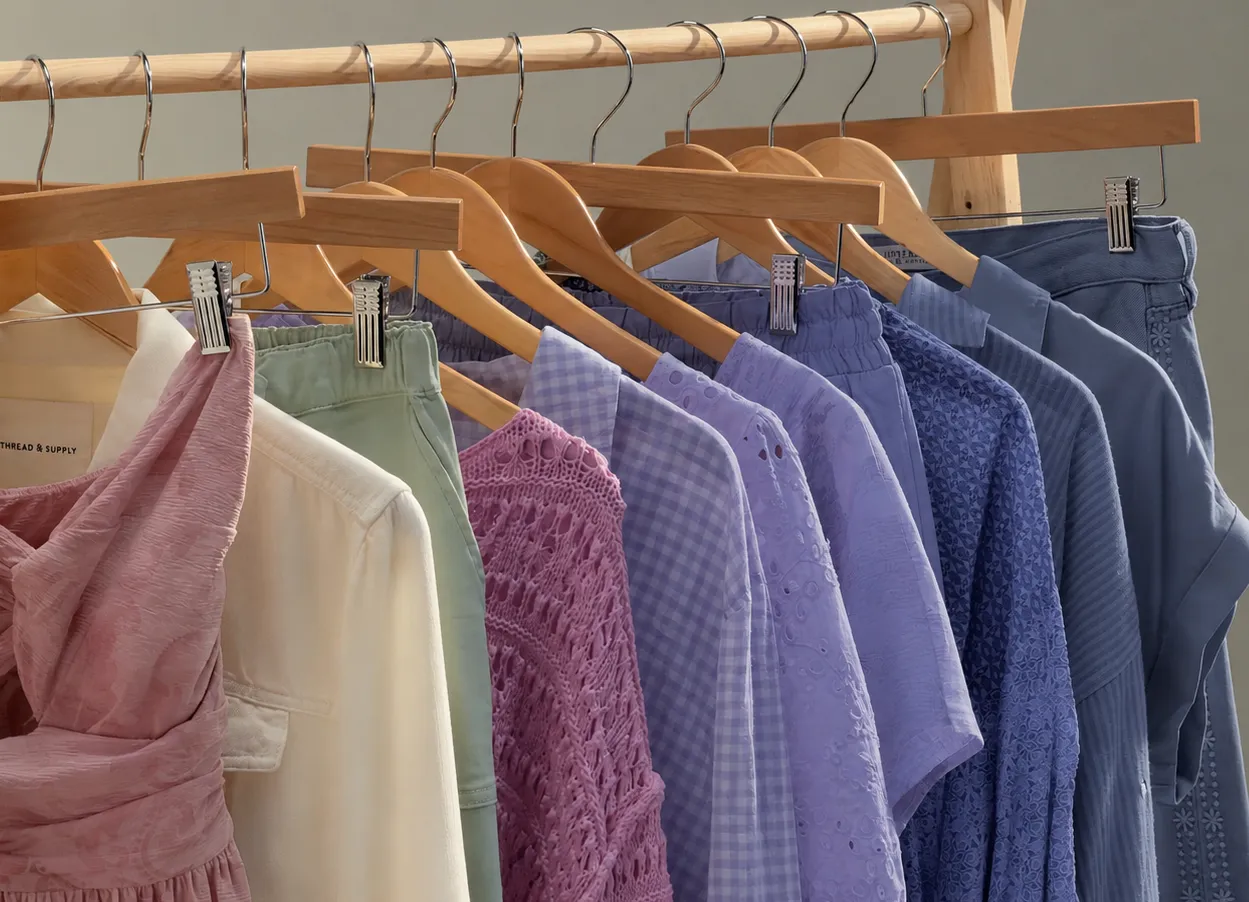 Summer color palette clothing
